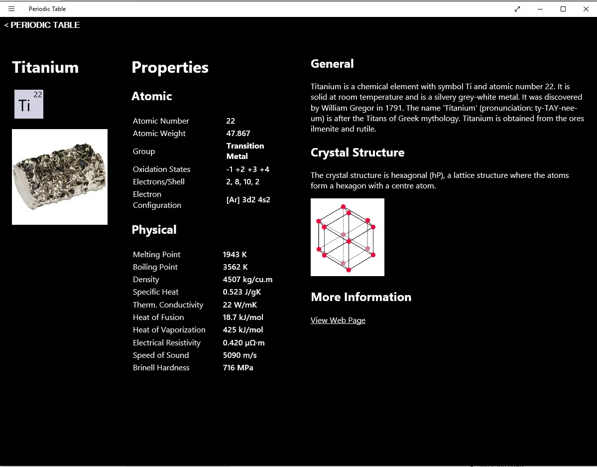 Periodic Table screenshot 3