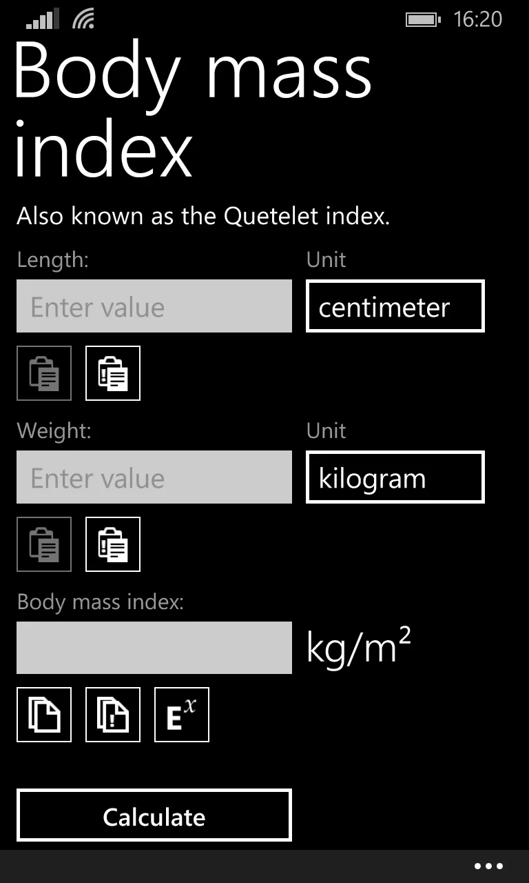 Internist Calculator screenshot 2