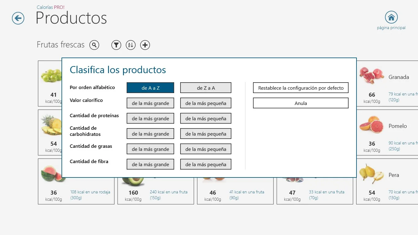 Calorías PRO! screenshot 4