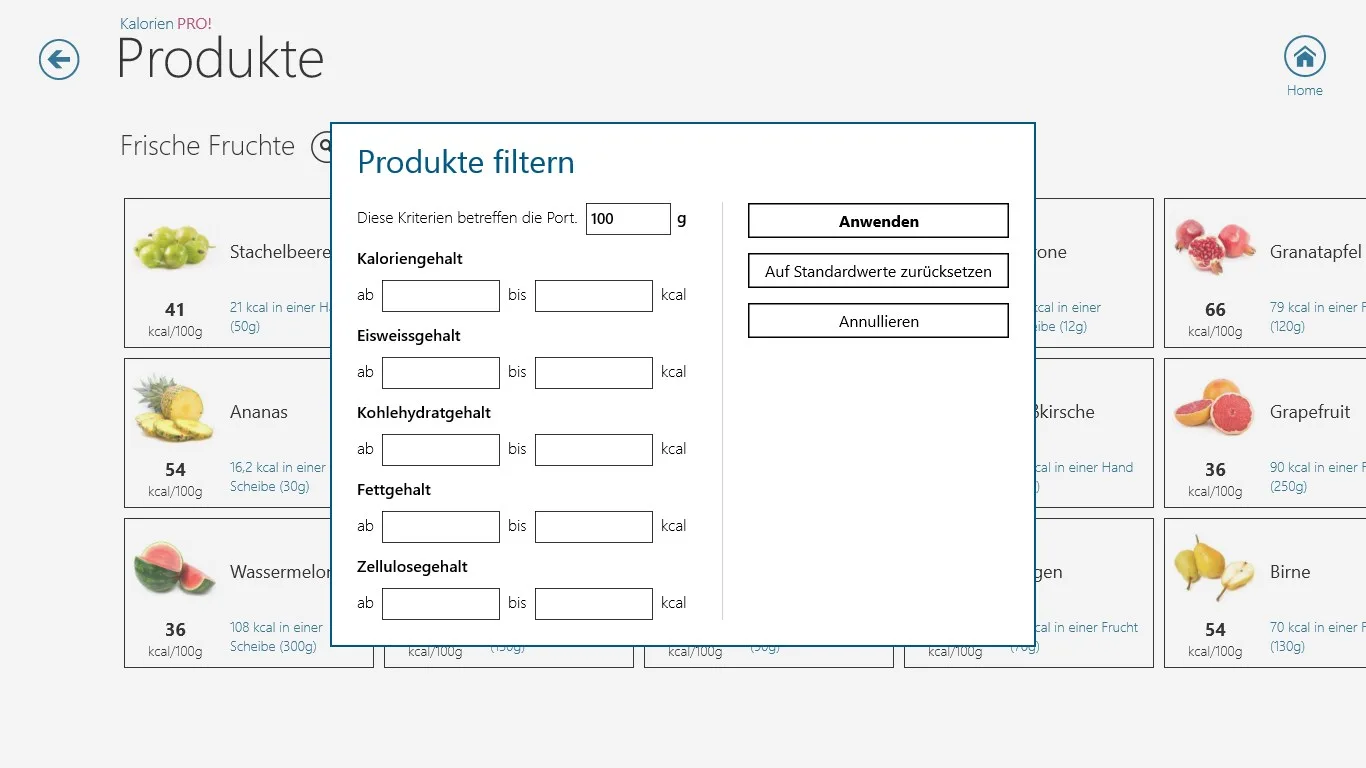 Kalorien PRO! screenshot 3
