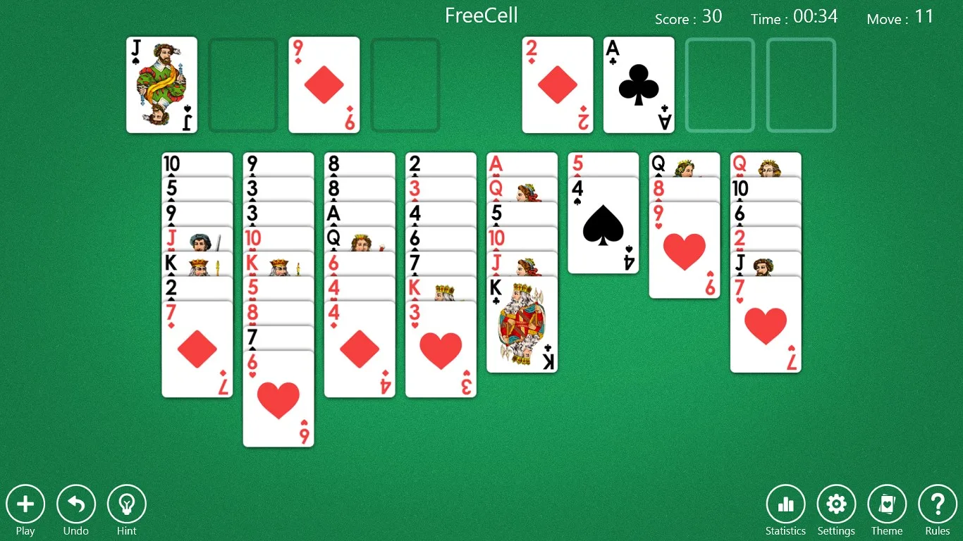 Aces FreeCell Solitaire screenshot 3