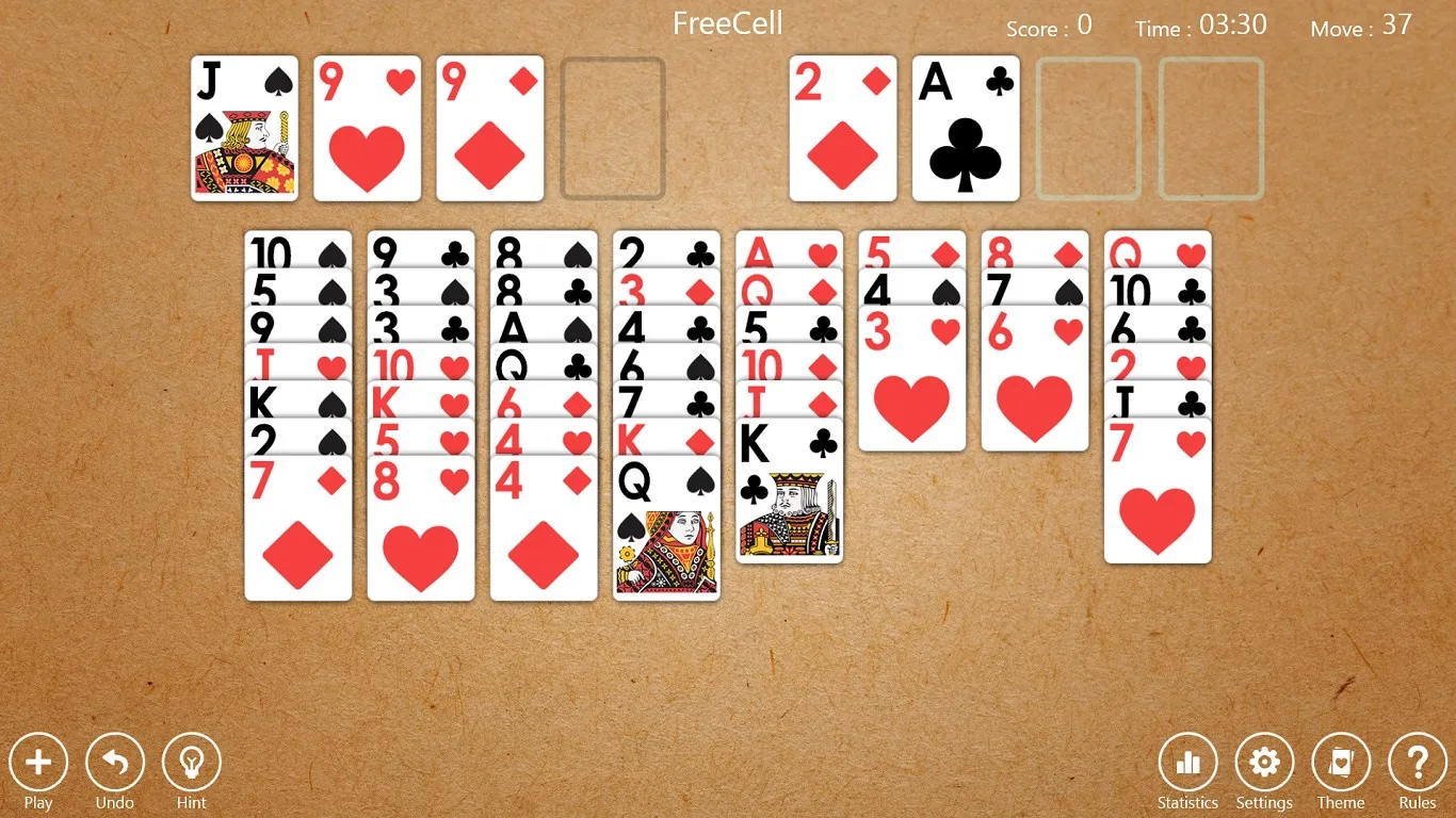 Aces FreeCell Solitaire screenshot 4