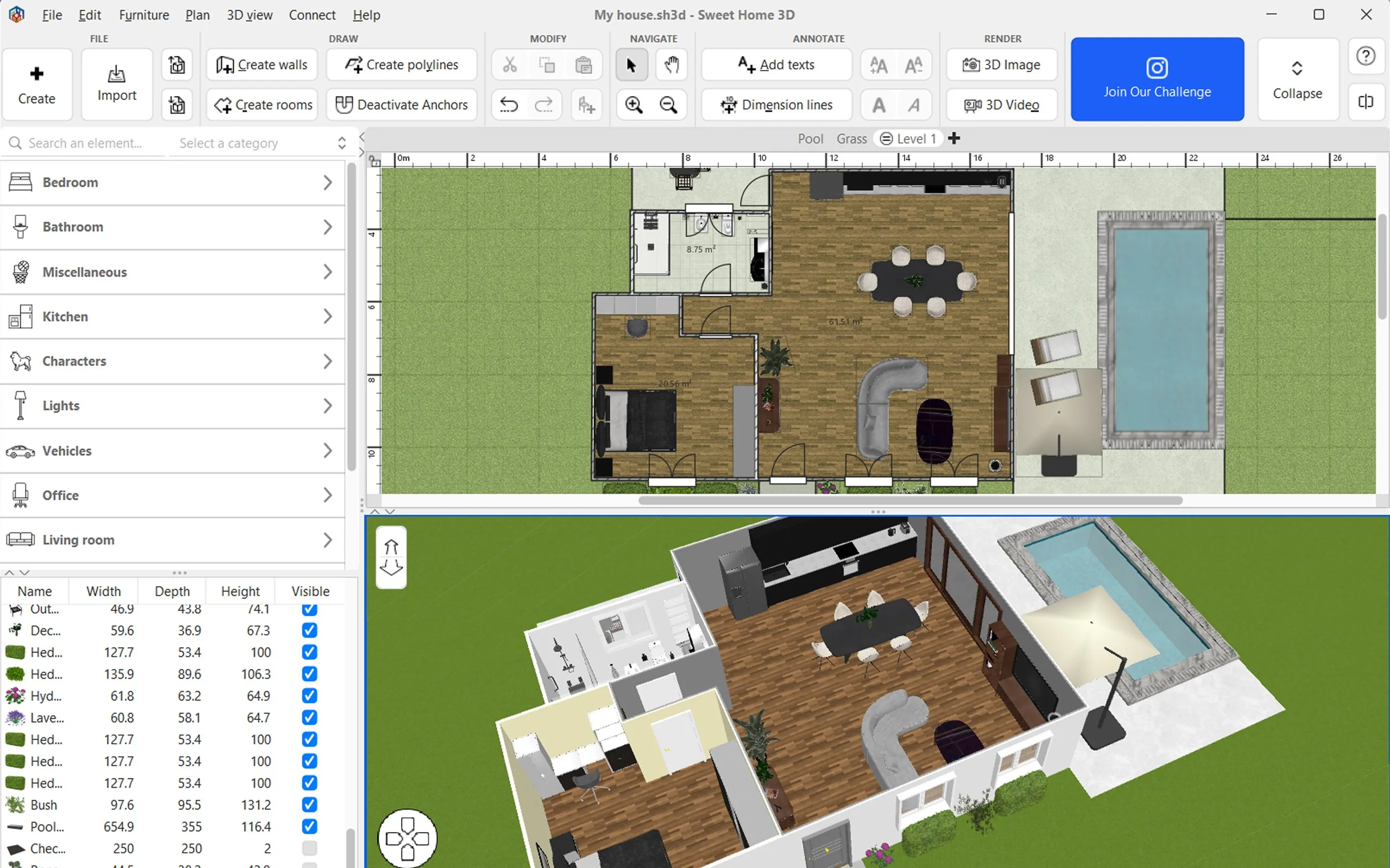 Sweet Home 3D: Interior Design & Home Planner screenshot 4