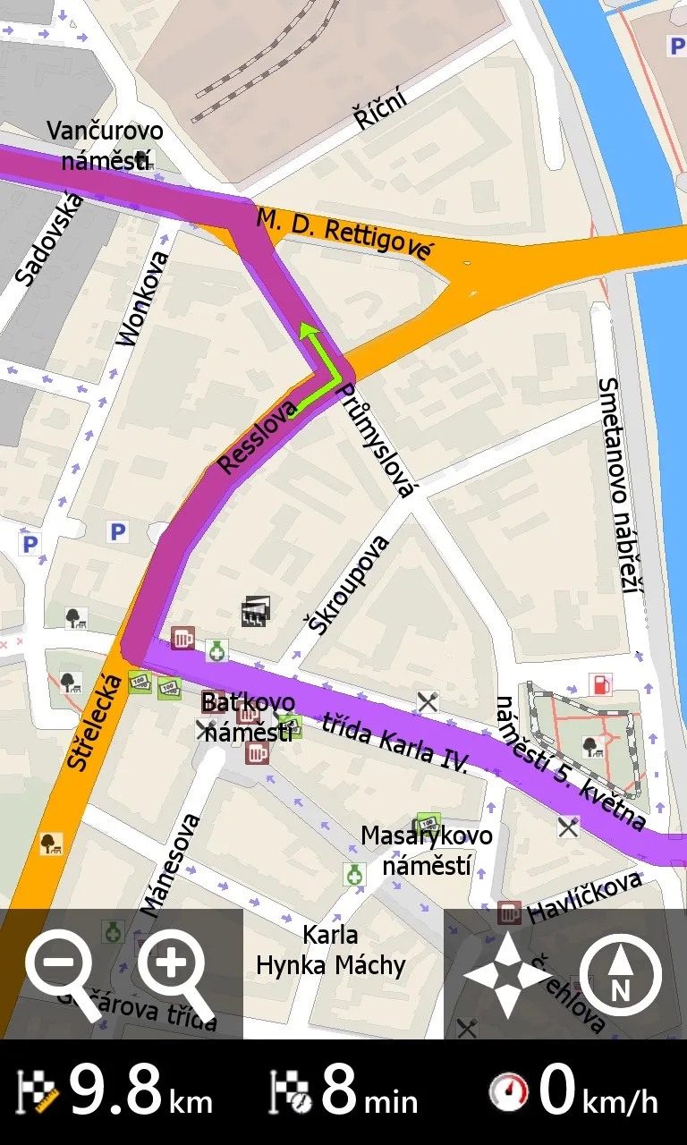 MapFactor GPS Navigation screenshot 2