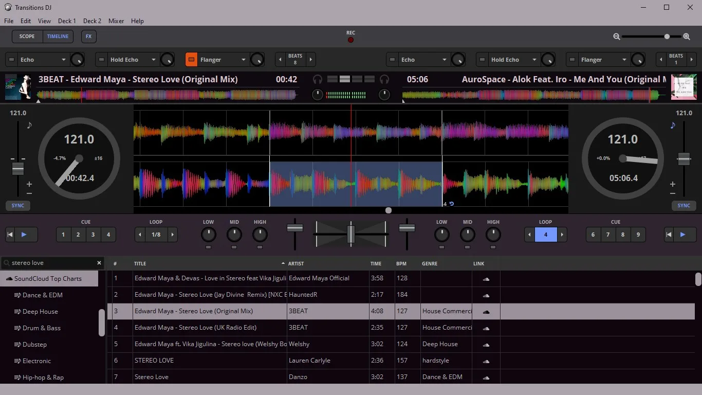 Transitions DJ screenshot 2