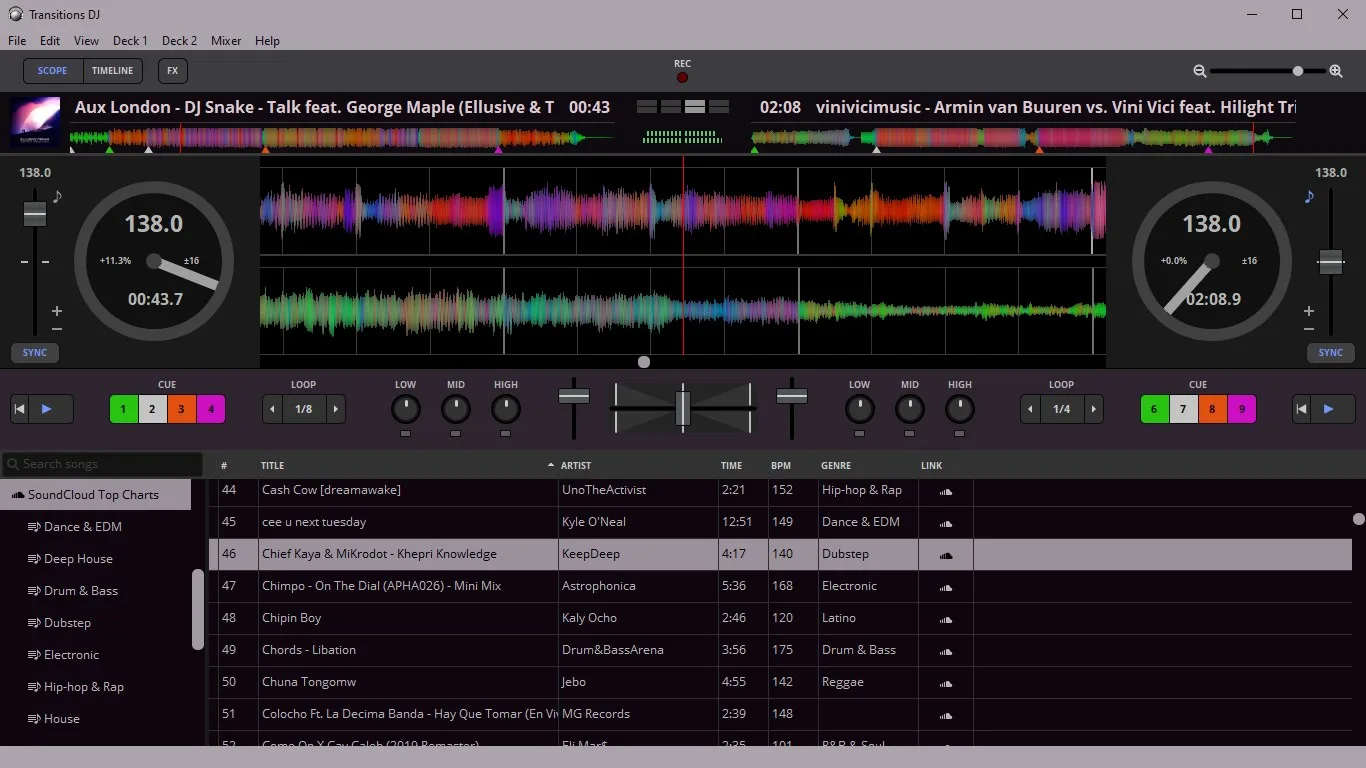 Transitions DJ screenshot 5