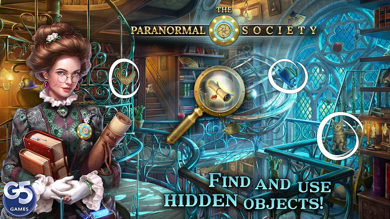 The Paranormal Society: Hidden Object Adventure screenshot 5