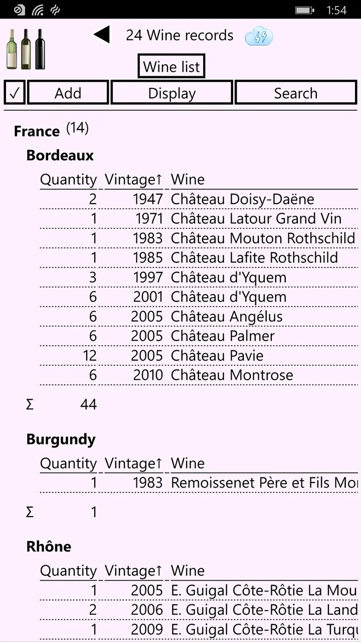 Altova MyCollections screenshot 2