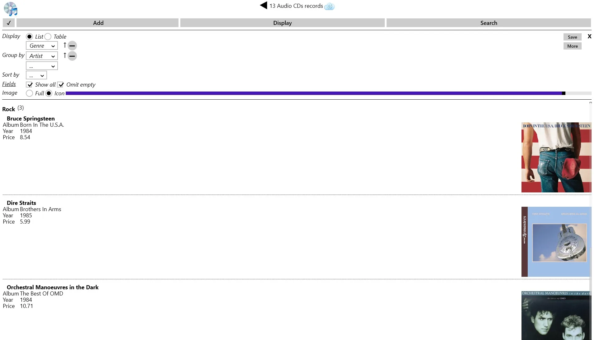 Altova MyCollections screenshot 5