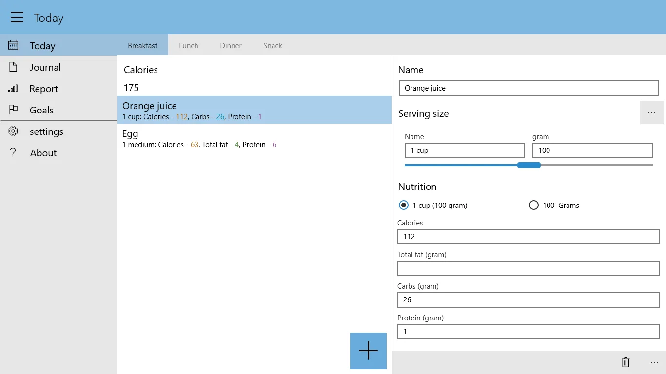 Дневник питания 10 screenshot 3