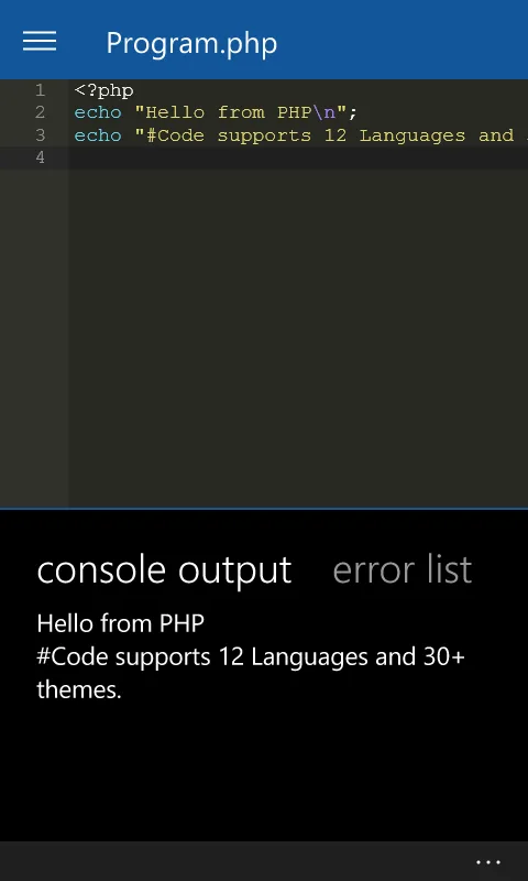 #Code screenshot 5