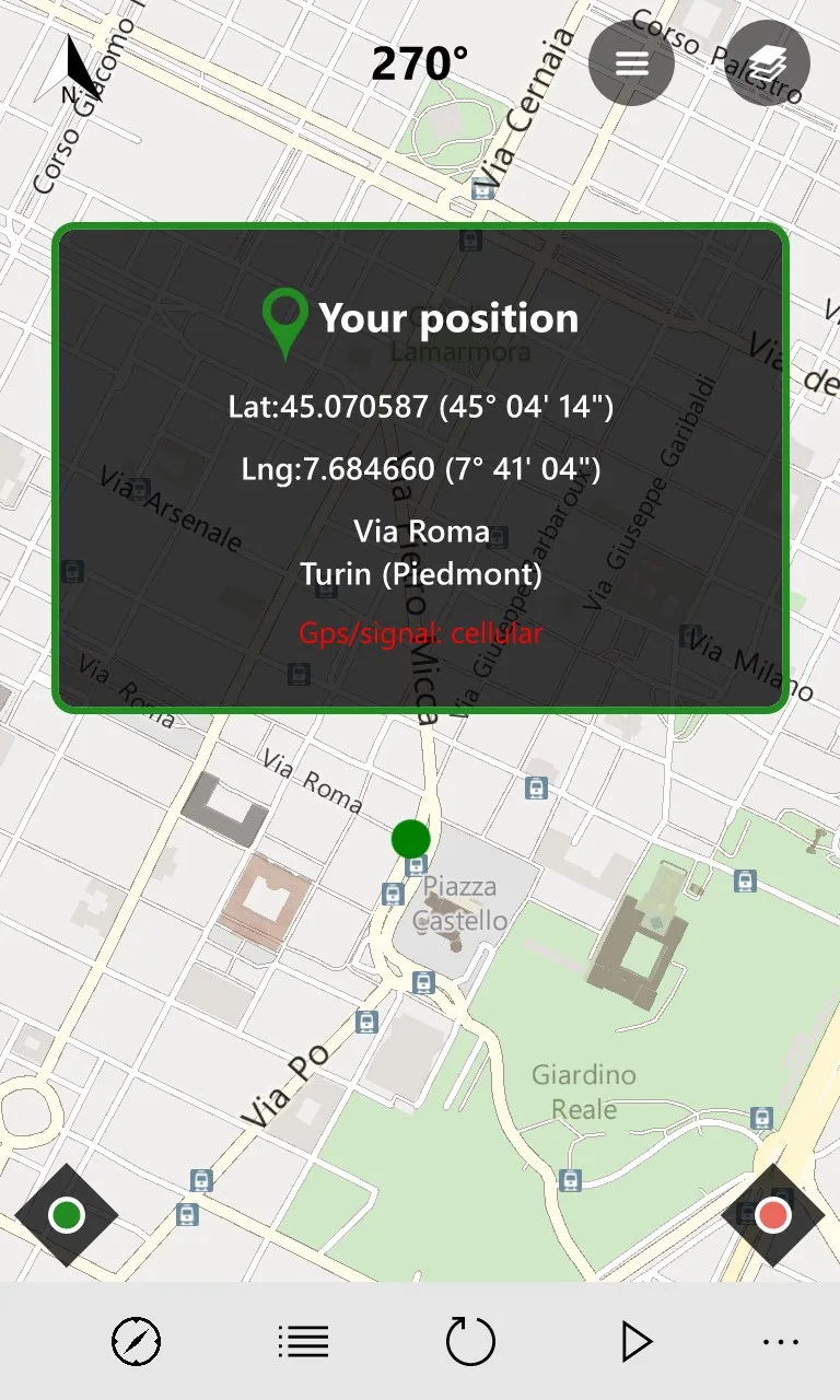 GPX viewer and recorder screenshot 2