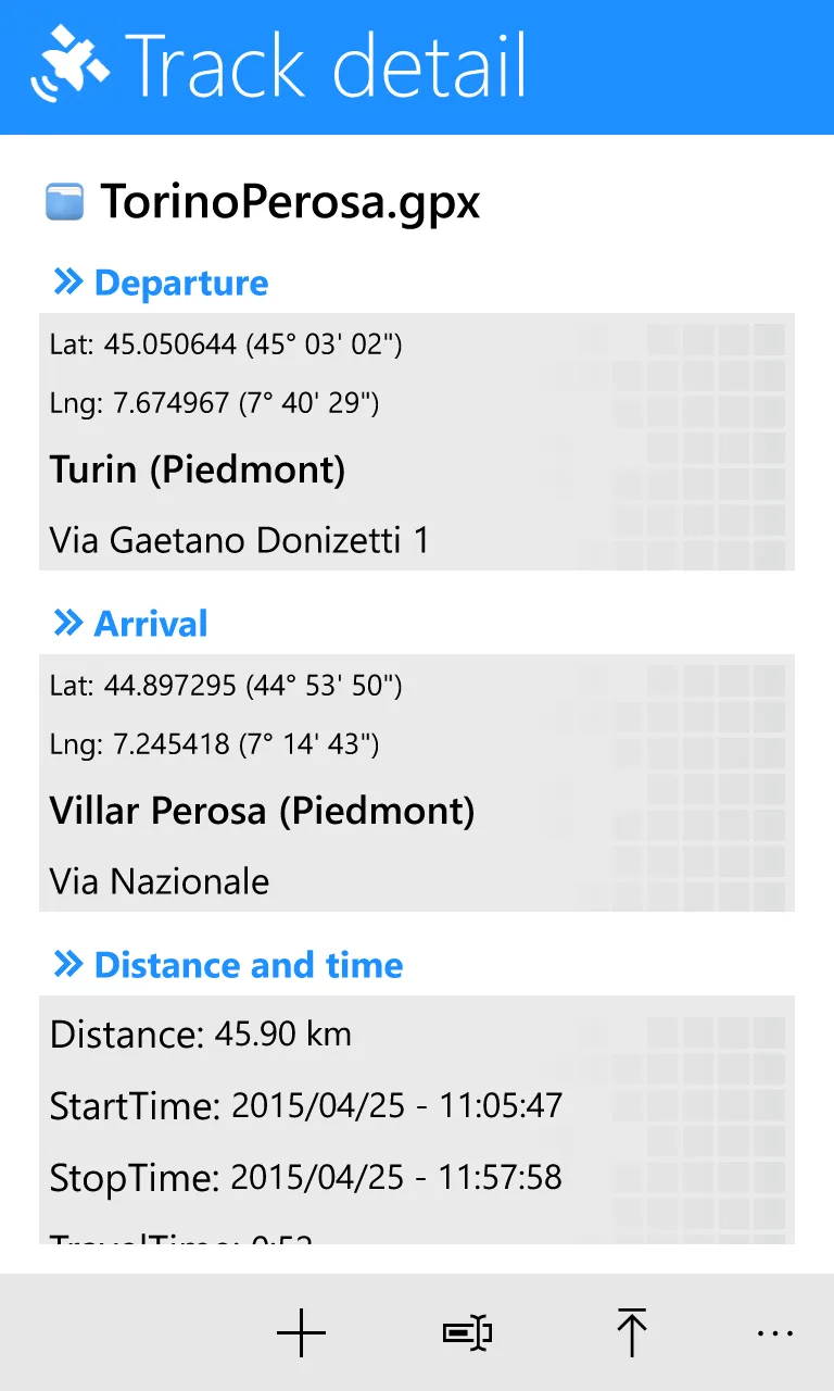 GPX viewer and recorder screenshot 5