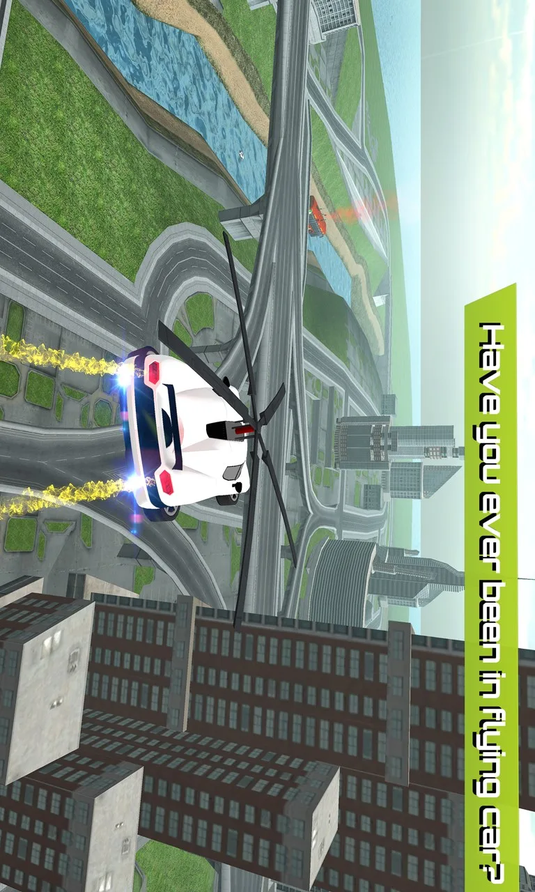 Flying Car Rescue Flight Sim screenshot 1