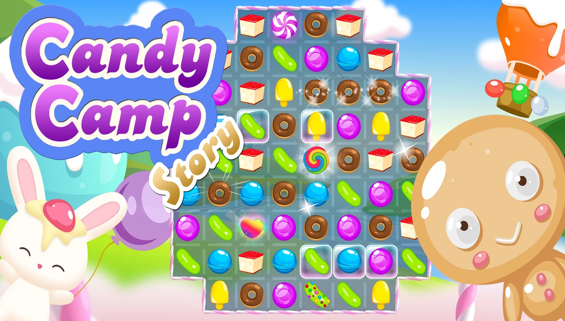 Candy Camp Story screenshot 1