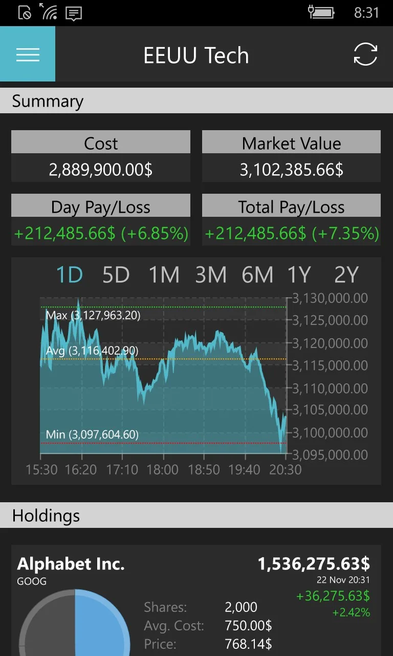 Stocker - Gestión de Carteras y Acciones screenshot 5