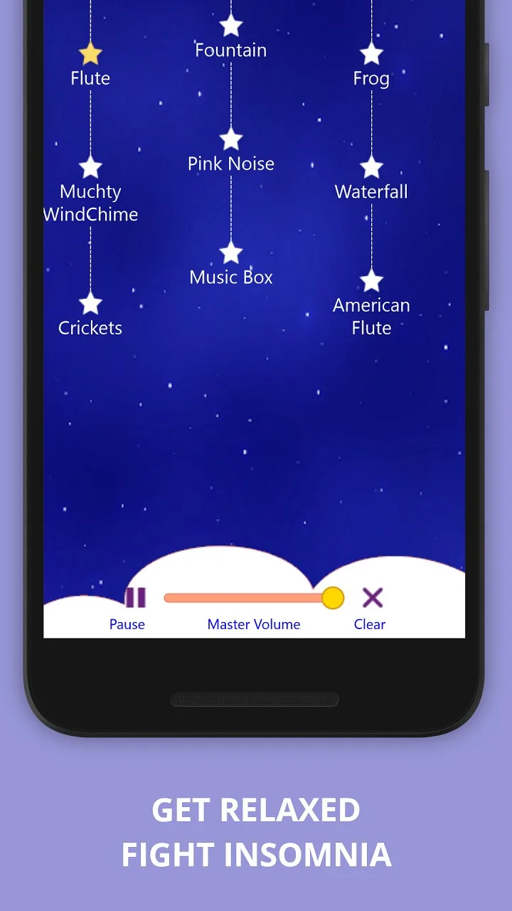 relajarse dormir melodías screenshot 4