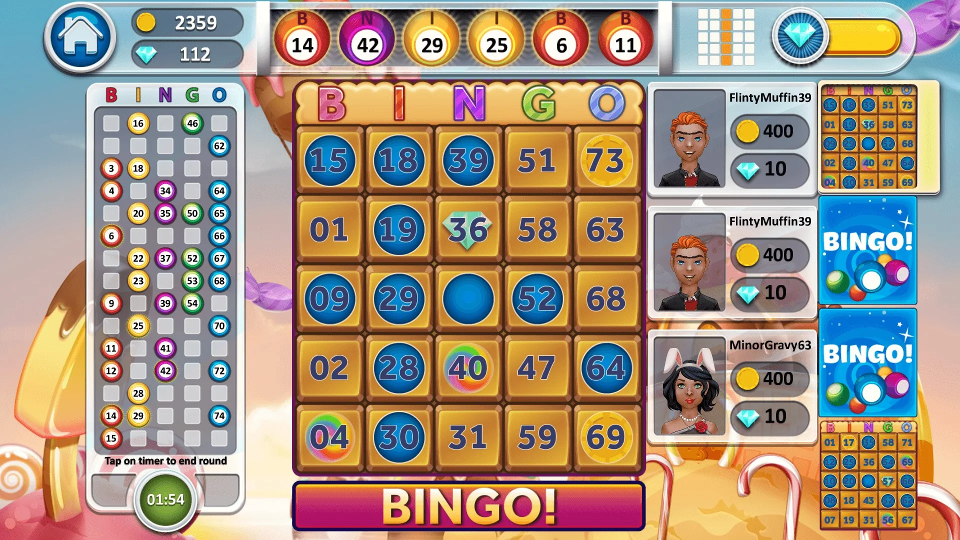 Bingo Online screenshot 1