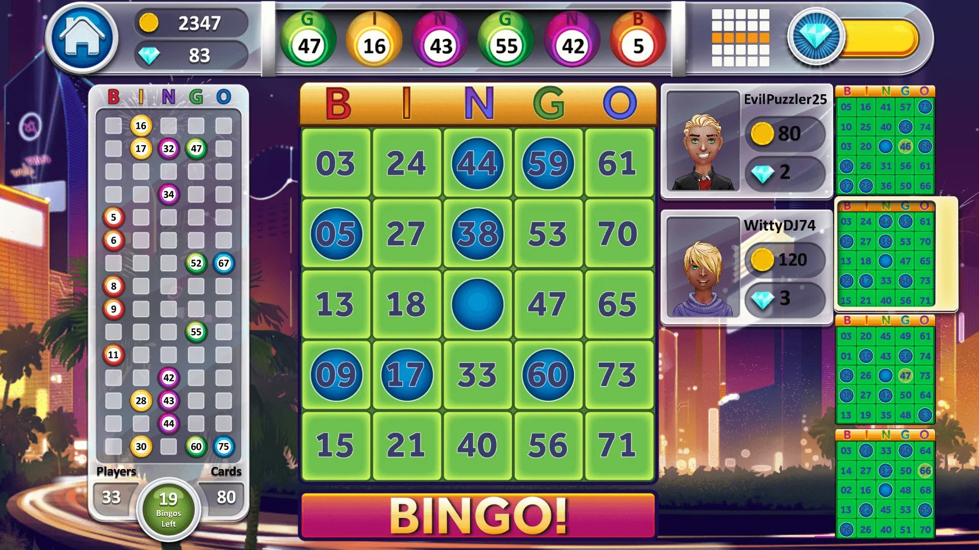 Bingo Online screenshot 4