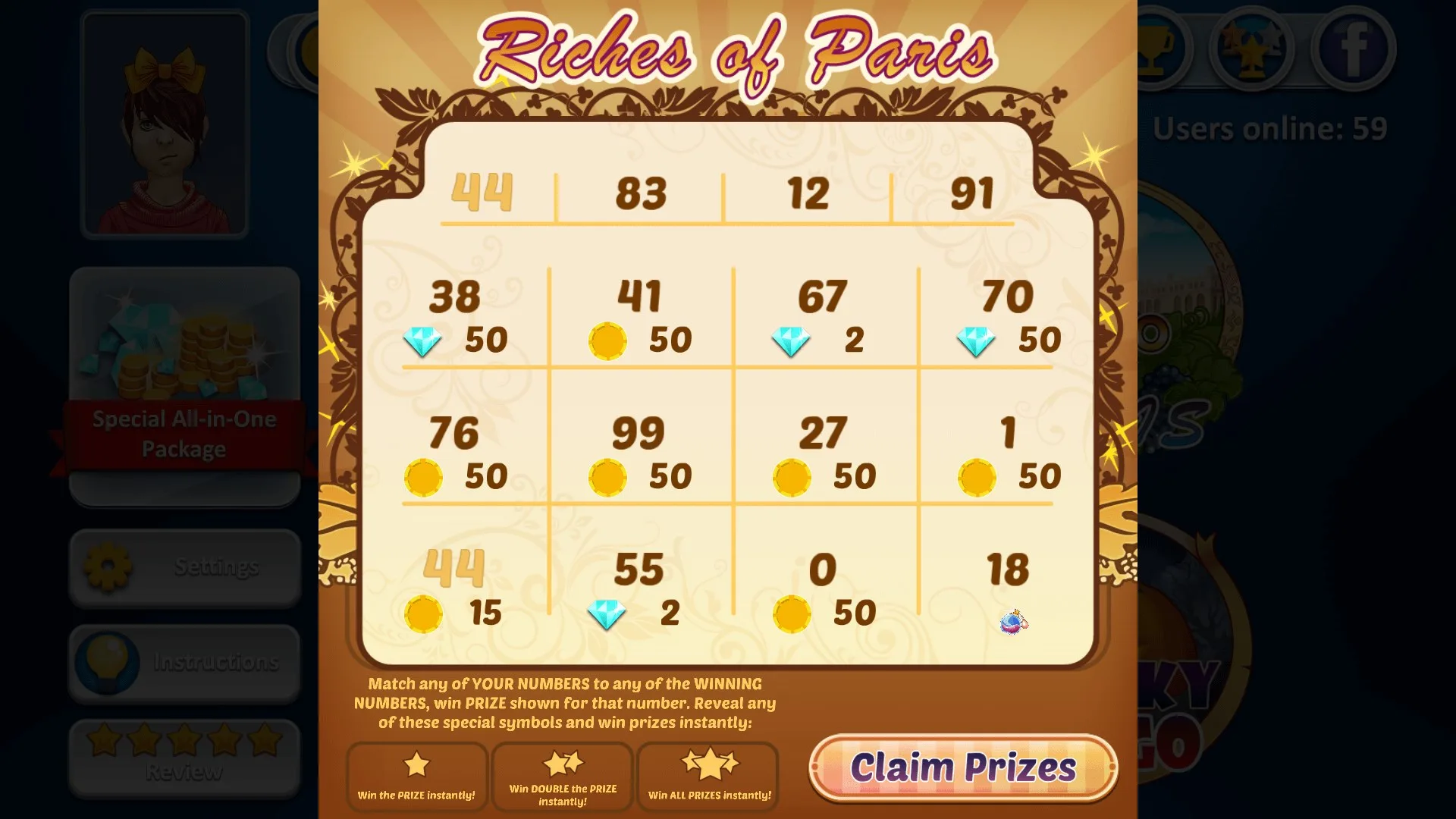 Bingo Online screenshot 5
