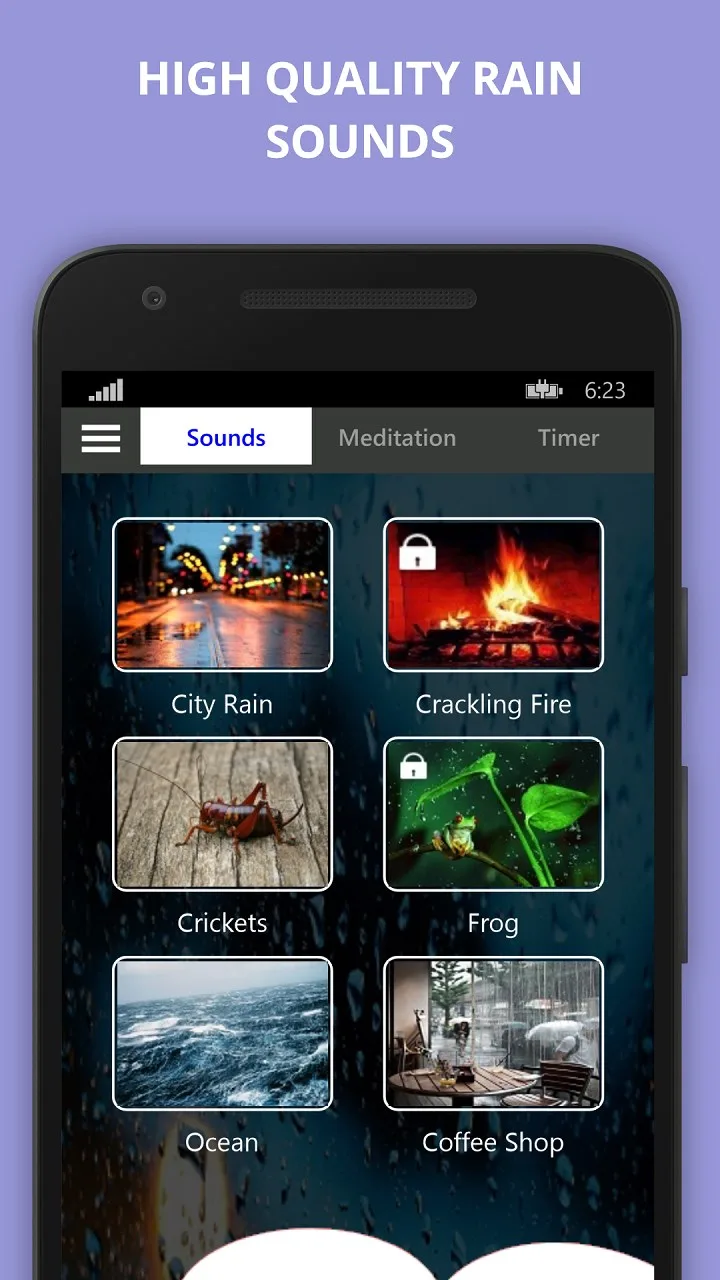 Relax Rain Sounds screenshot 1