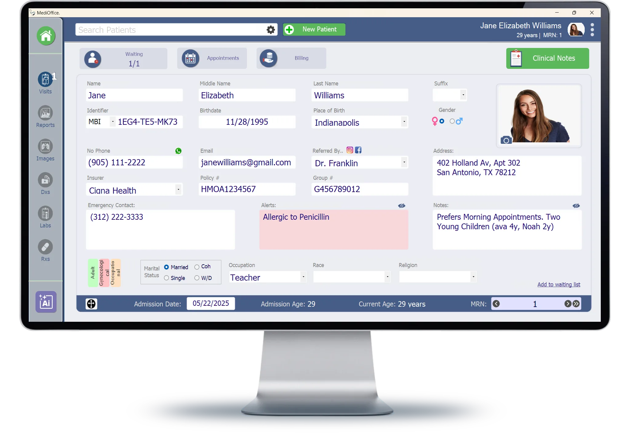 MediOffice - EMR screenshot 1