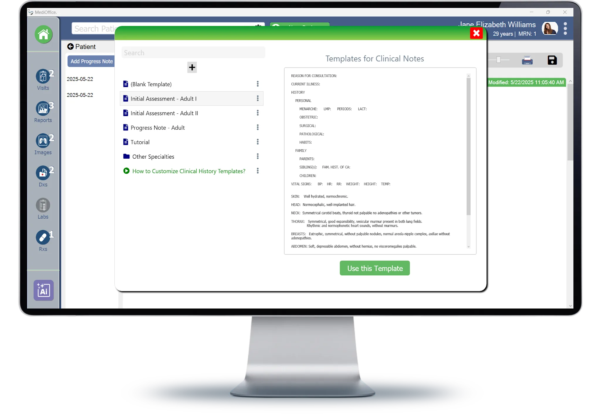 MediOffice - EMR screenshot 2