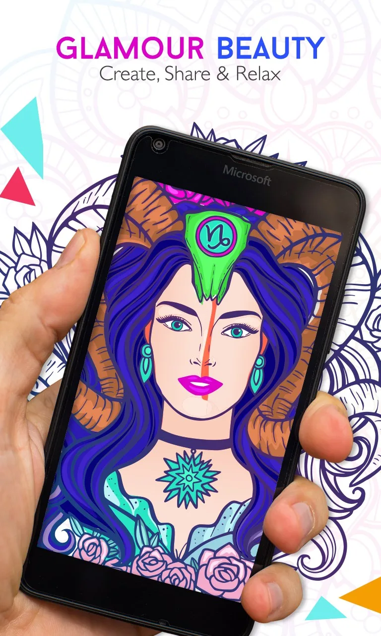 Adult Coloring Book With Multiple Templates & Colors screenshot 4