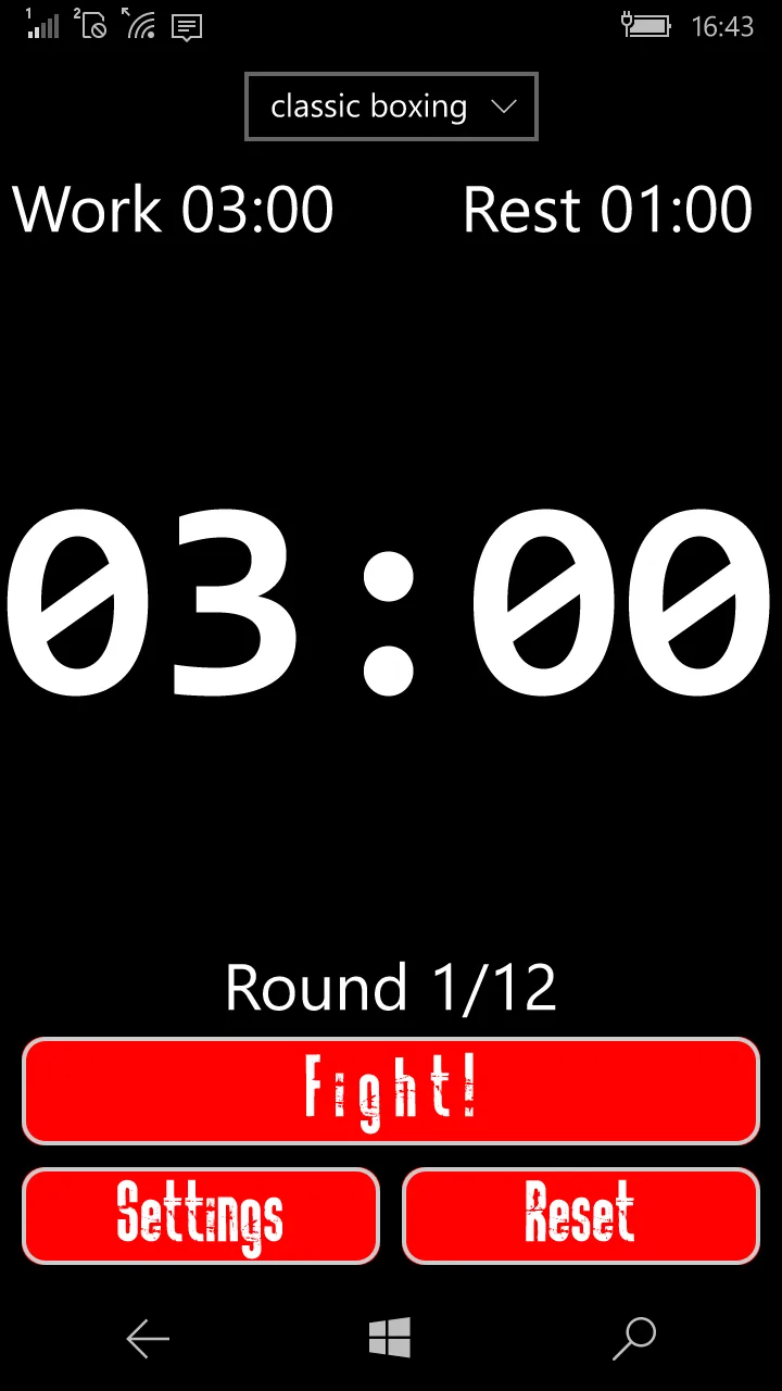 Boxing Timer Pro screenshot 1