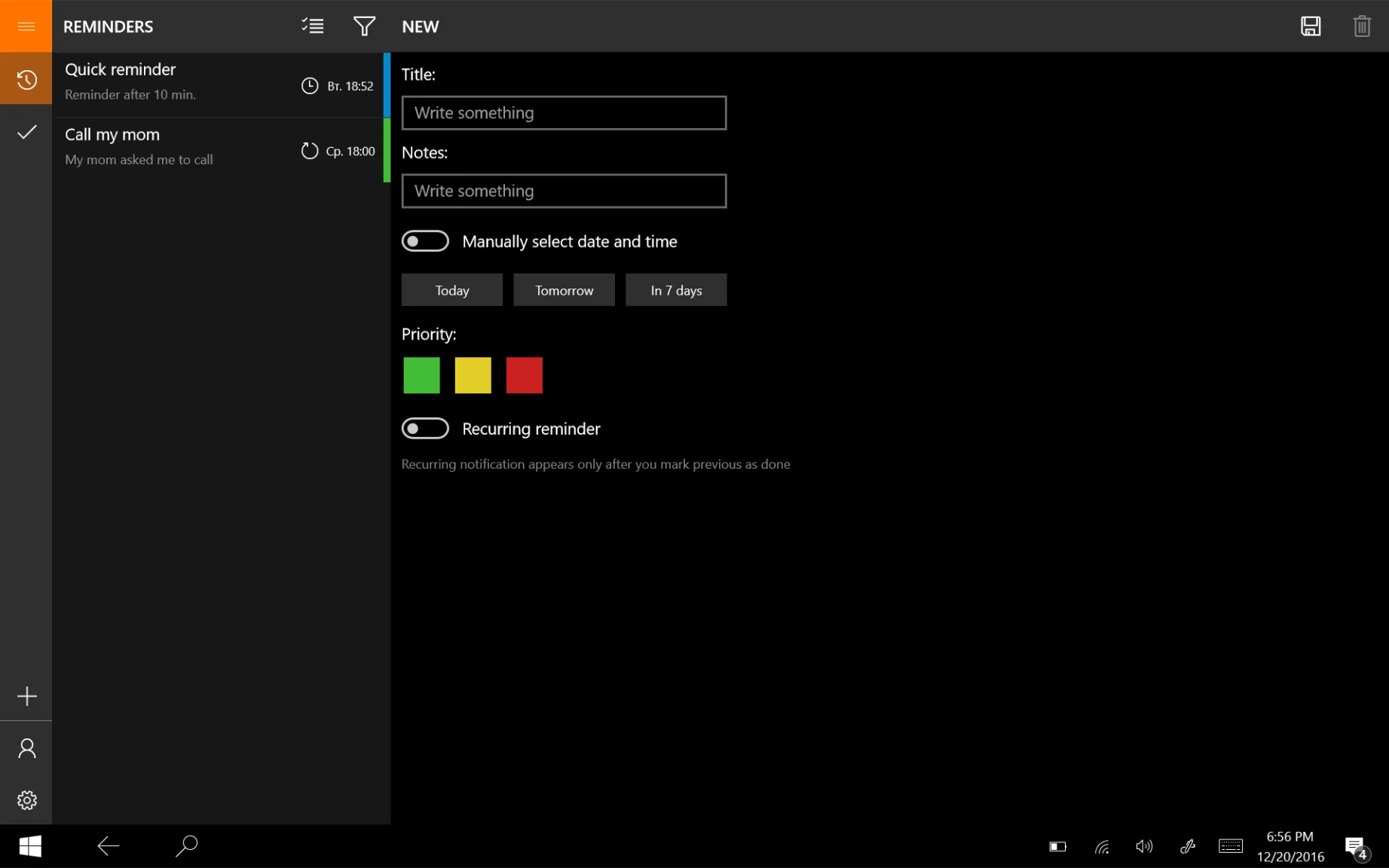 Orange Reminder screenshot 3