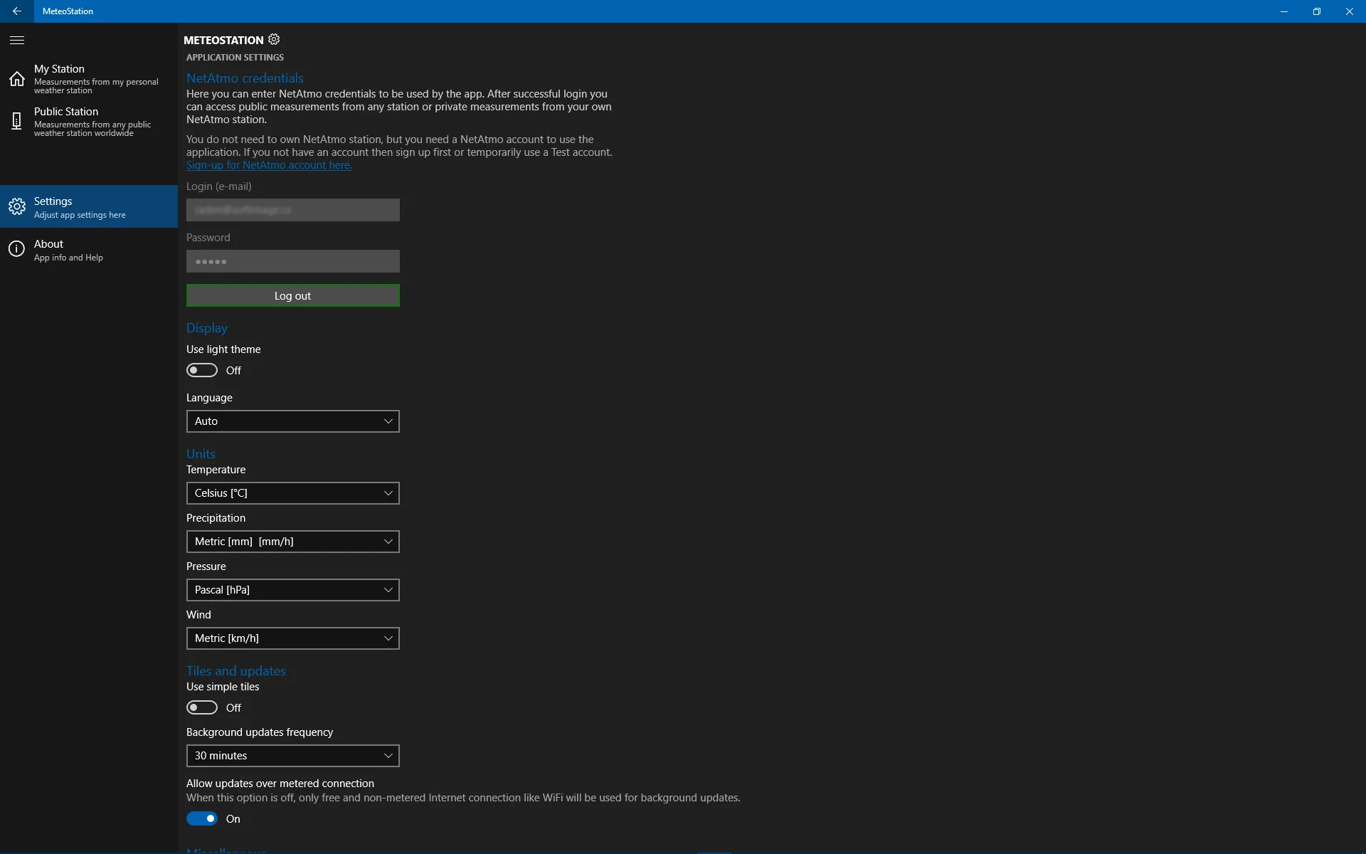 MeteoStation screenshot 5