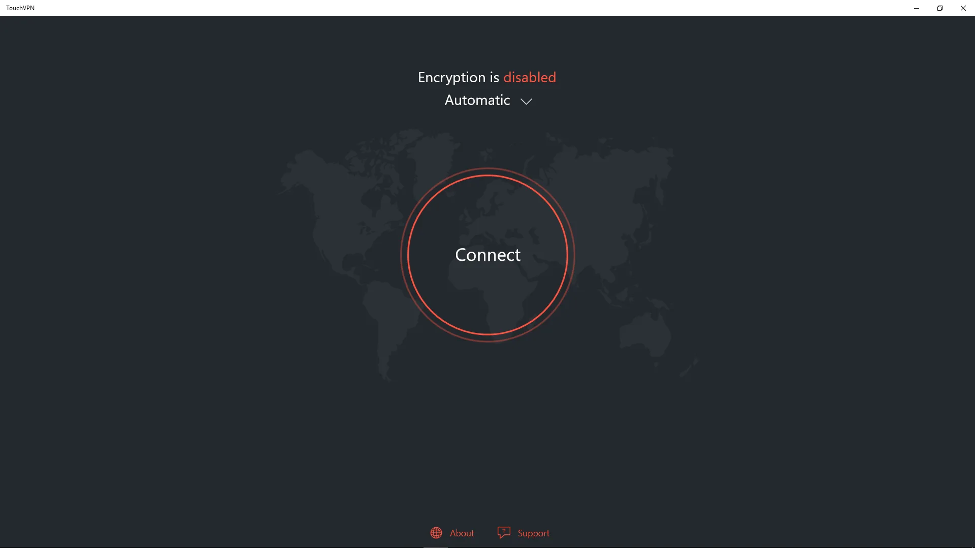 TouchVPN screenshot 1