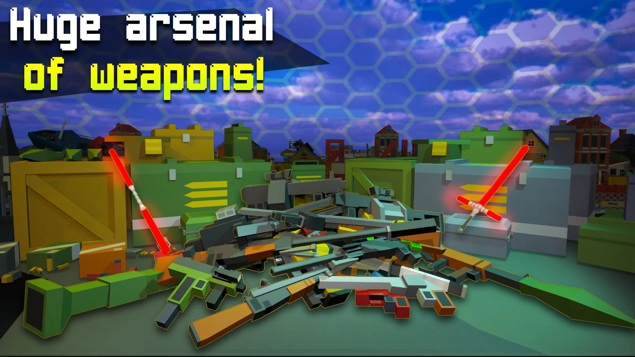 Pixel Fury: Multiplayer in 3D screenshot 1