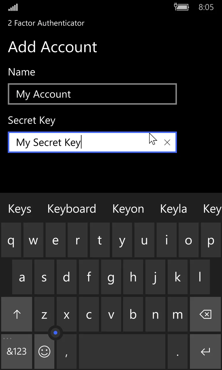 2 Factor Authenticator screenshot 3