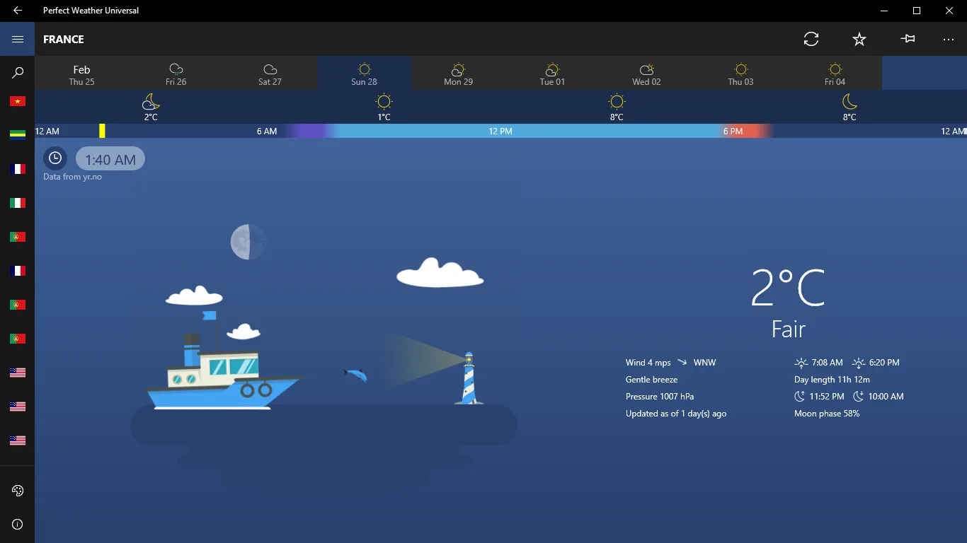 Perfect Weather Universal screenshot 5