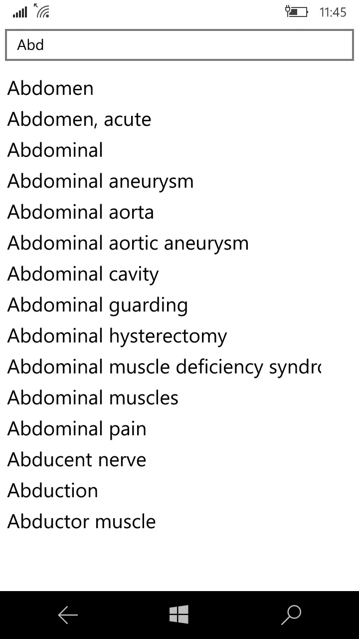 Offline Medical Dictionary screenshot 2