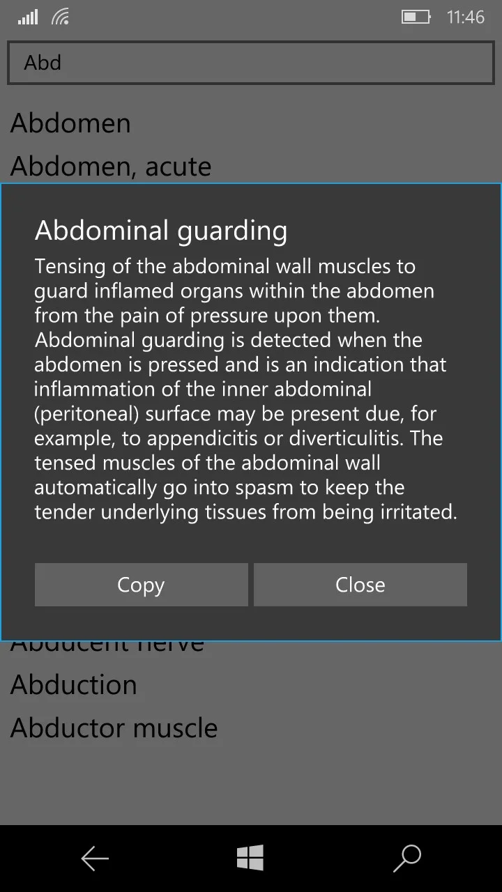 Offline Medical Dictionary screenshot 3