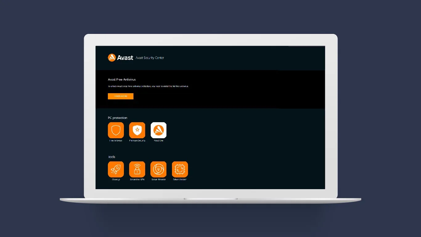 Avast Antivirus Download Center screenshot 1