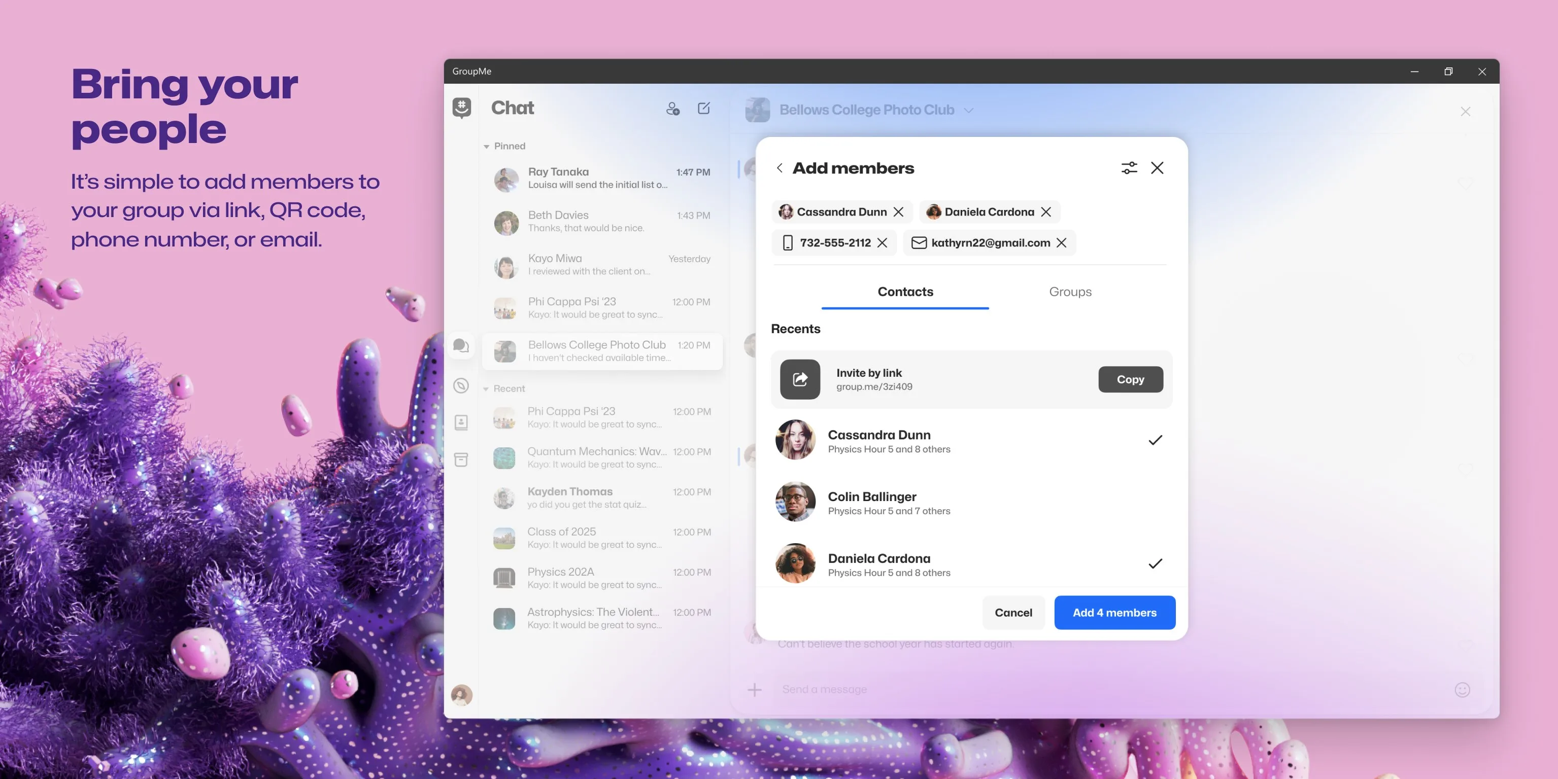 GroupMe screenshot 5