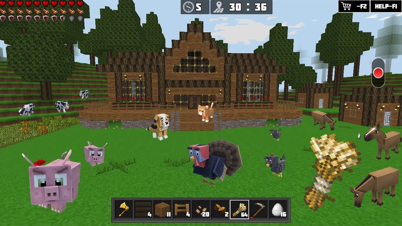 WorldCraft: 3D Build & Block Craft screenshot 5