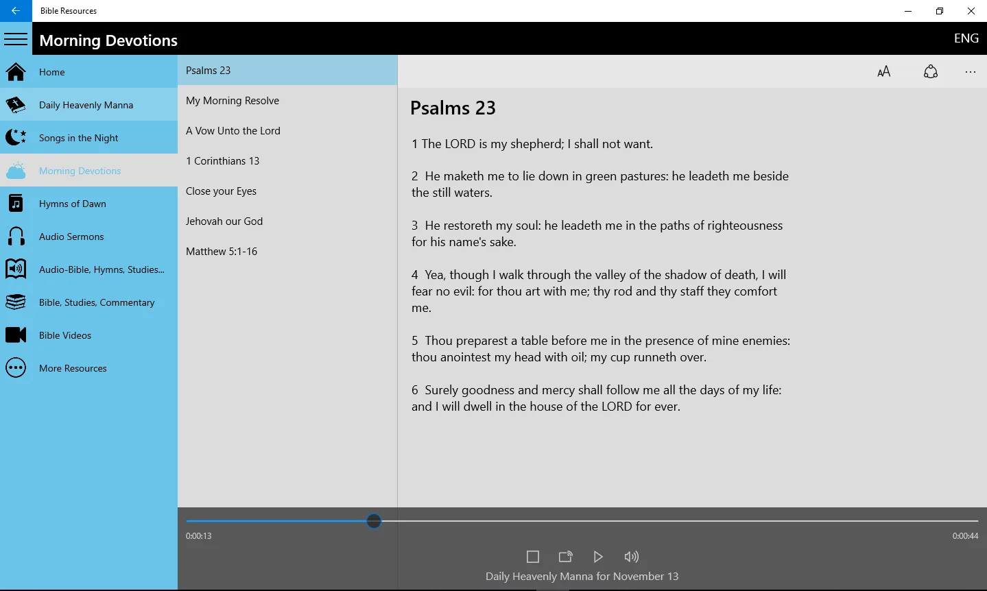 Bible Study Tools - Audio, Video screenshot 1
