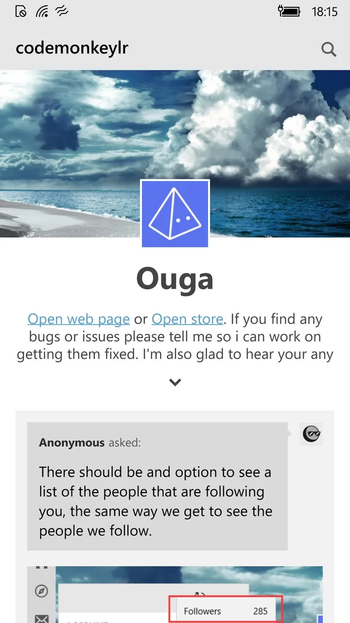 Ouga - Tumblr App screenshot 4