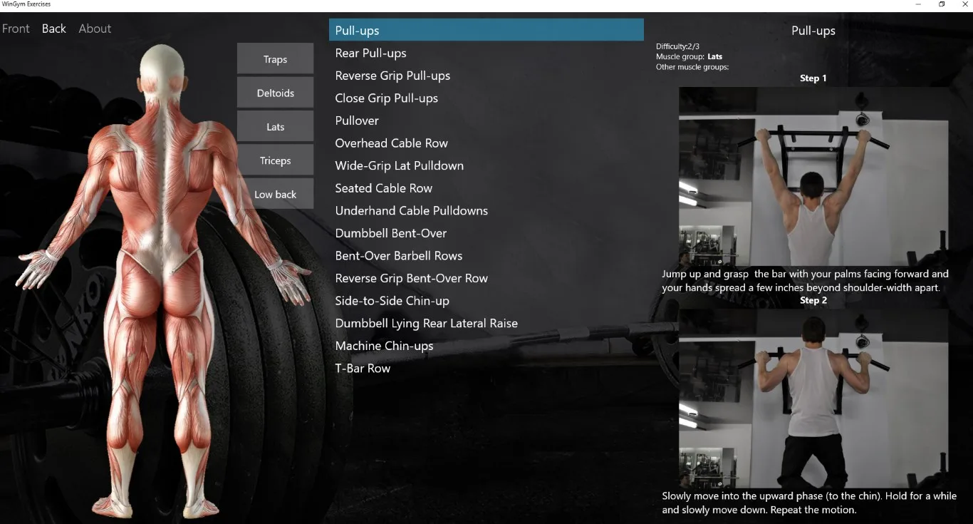 WinGym Exercises screenshot 3