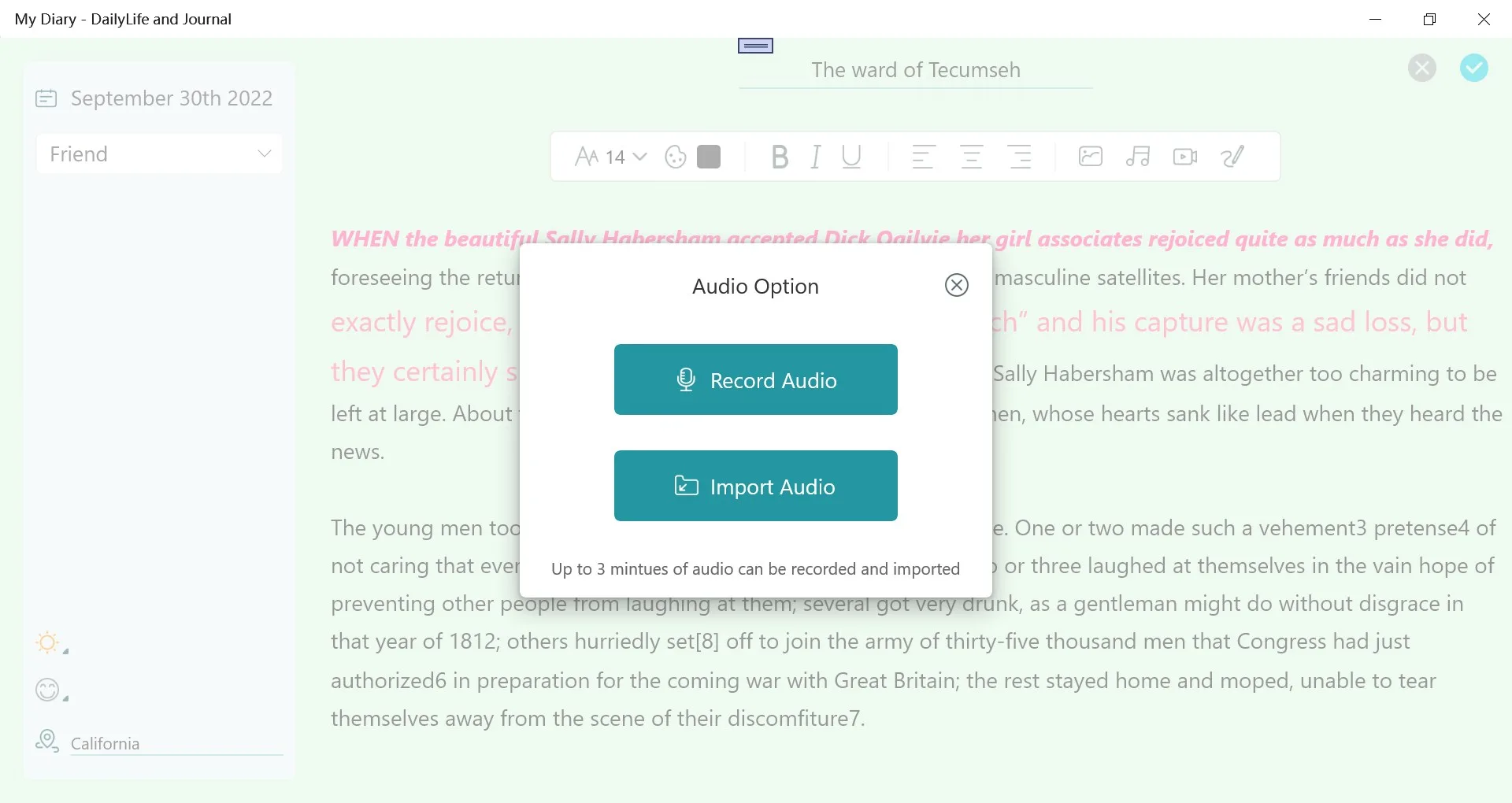 My Diary - DailyLife and Journal screenshot 3