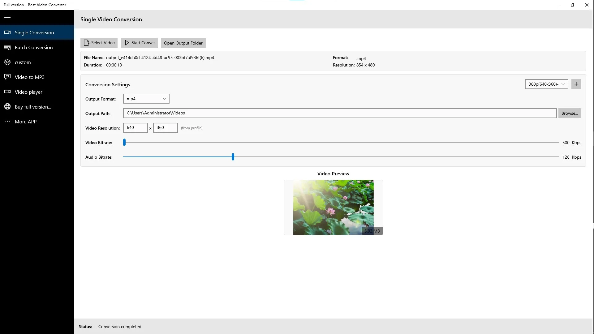 Best Video Converter screenshot 1