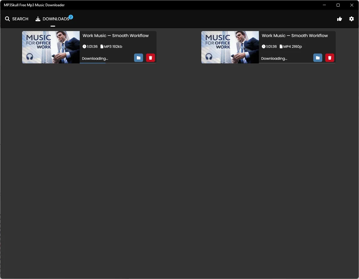 MP3Skill Descargar MP3 & Video Convertidor screenshot 3