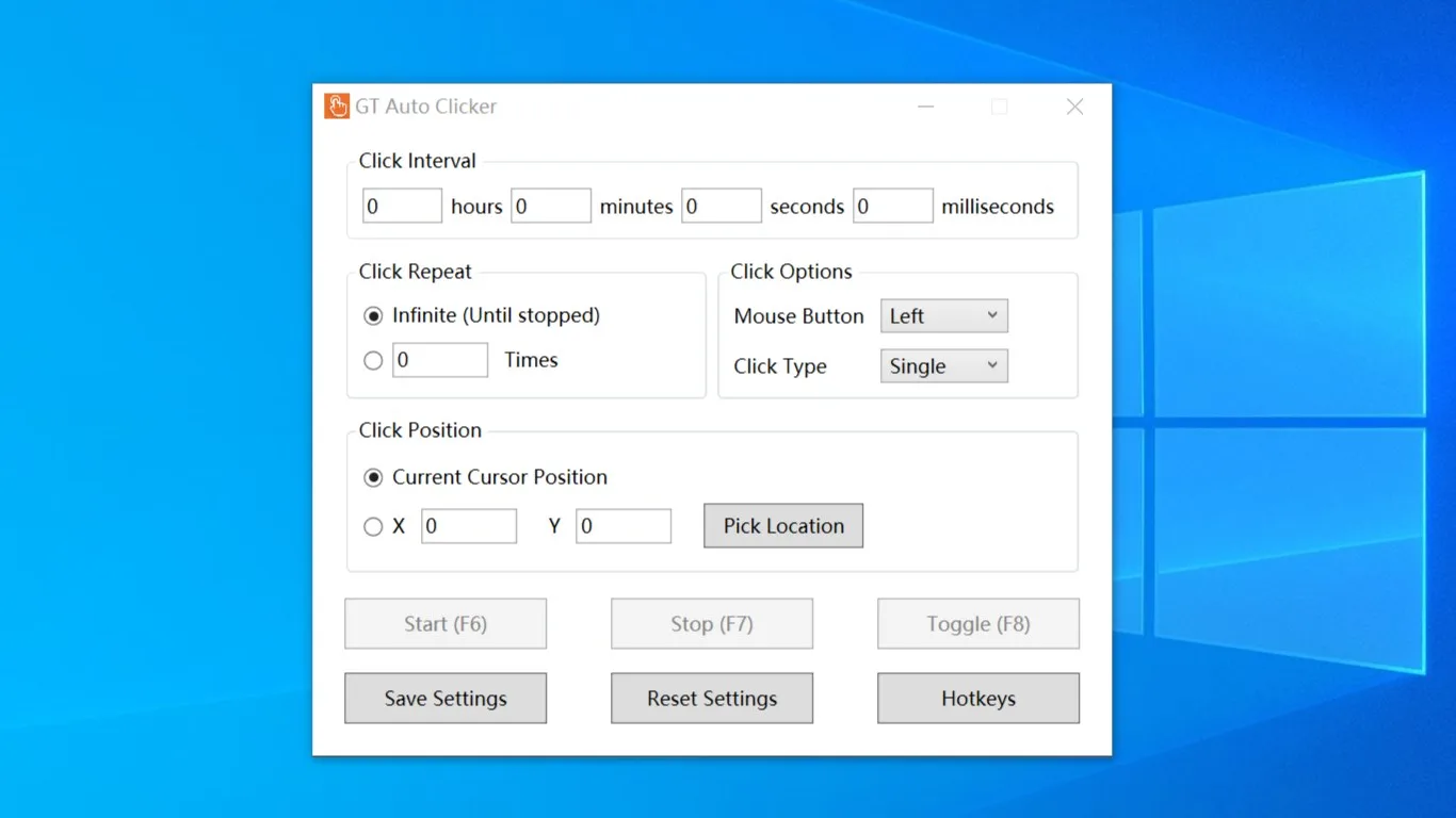 GT Auto Clicker: Бесплатный автоматический клик screenshot 1