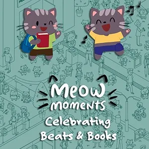 Мяу-моменты: Праздник Музыки и Книг - Meow Moments: Celebrating Beats & Books