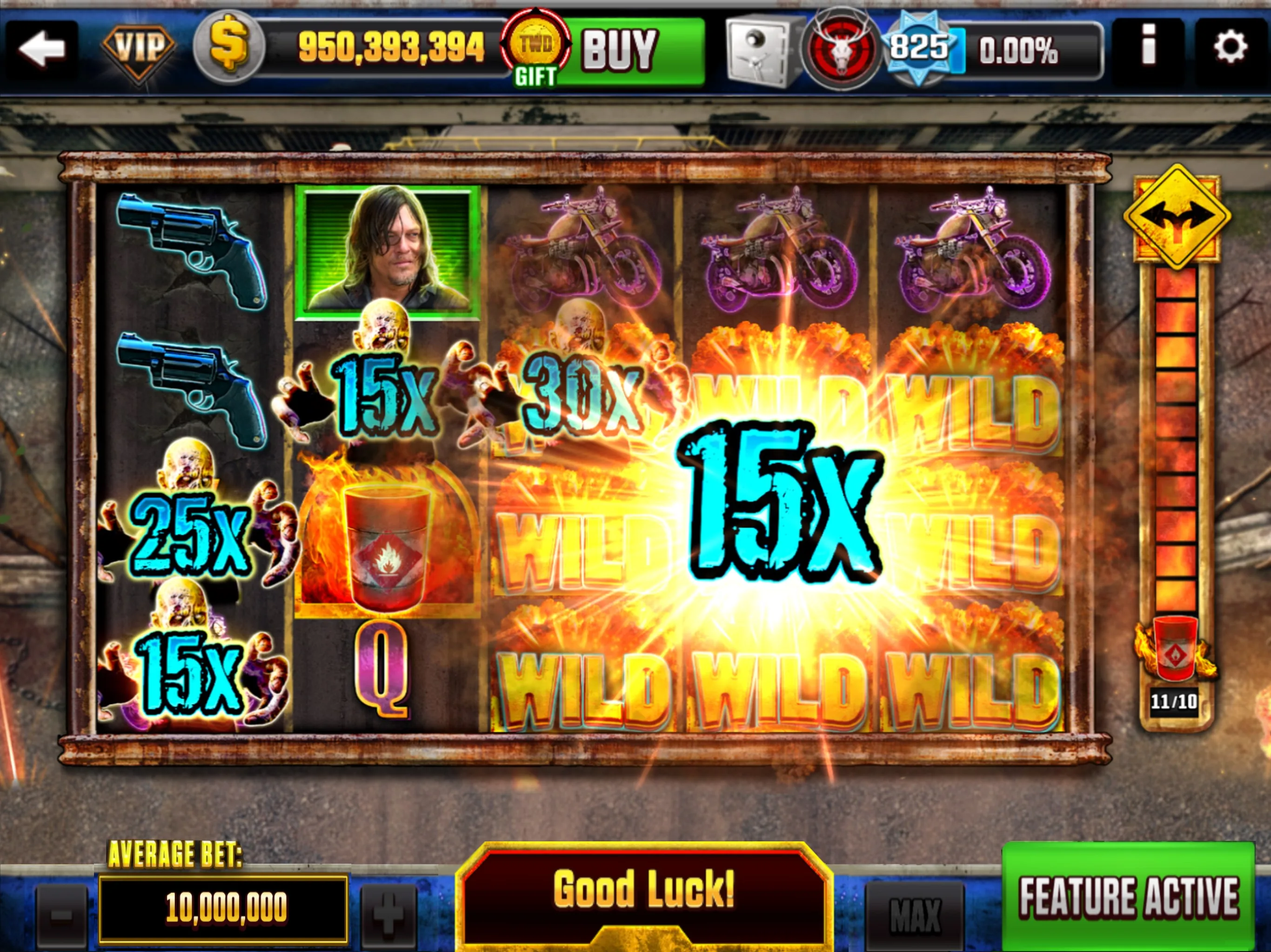 The Walking Dead: Casino Slots screenshot 1