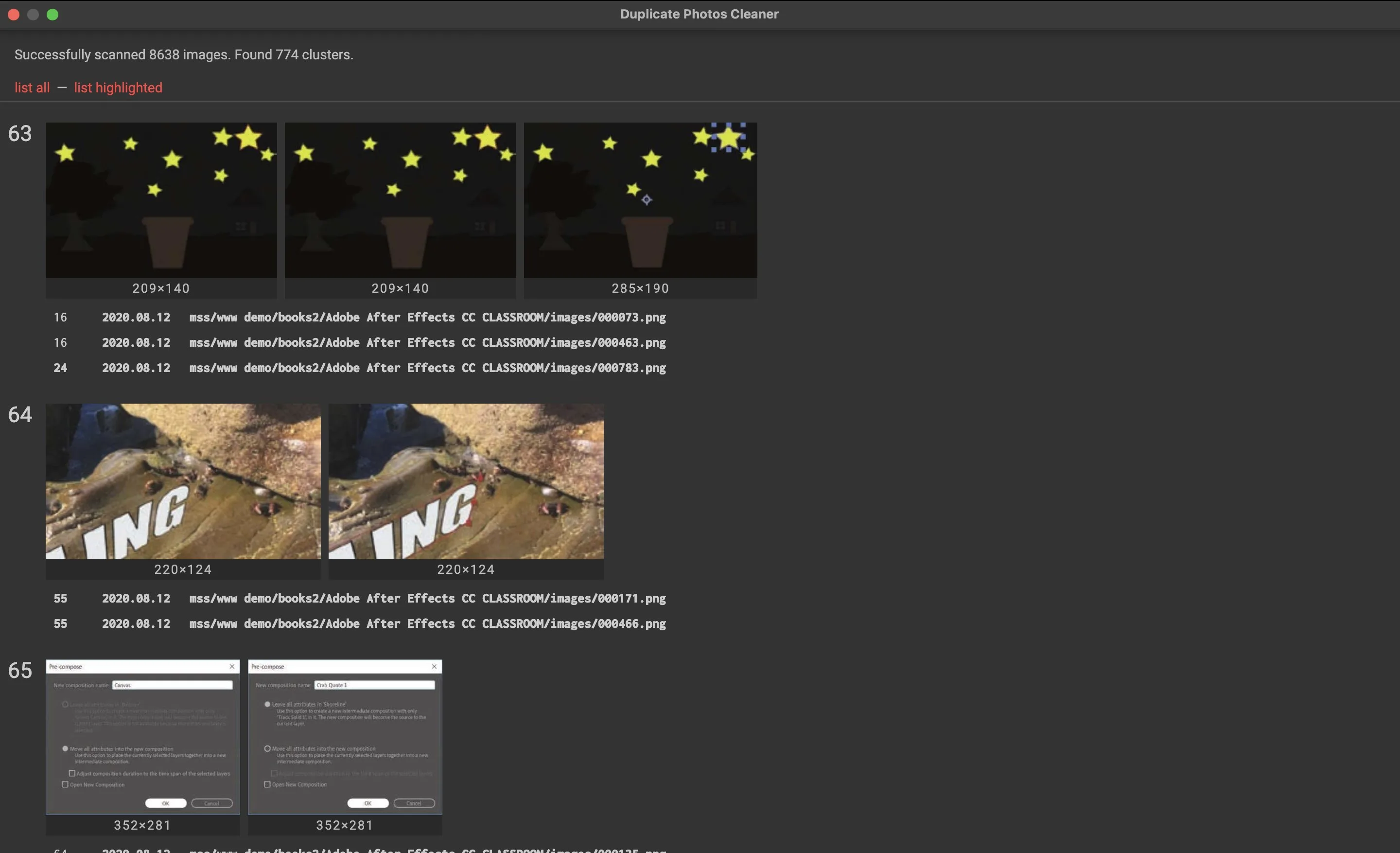 Limpiador de fotos duplicadas· screenshot 1